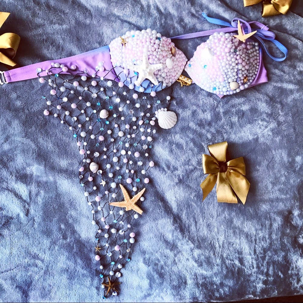Mermaid swimwear top 🧜🏼‍♀️🎀💎